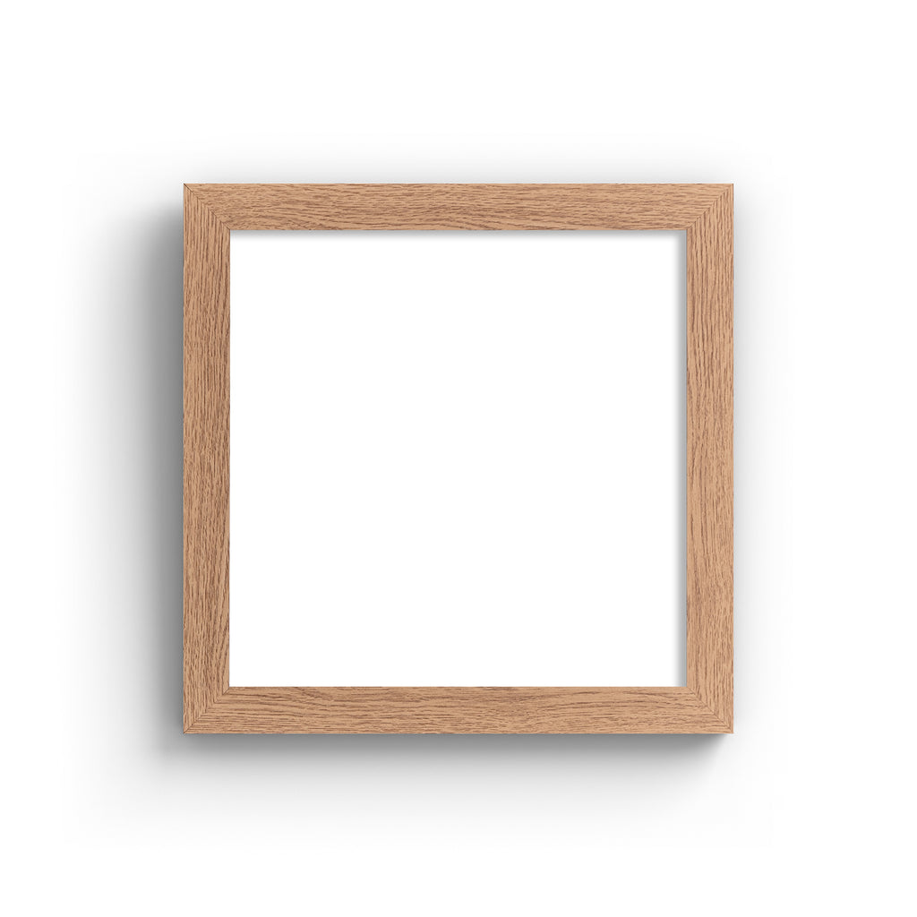 Image of a 3x3 oak frame.