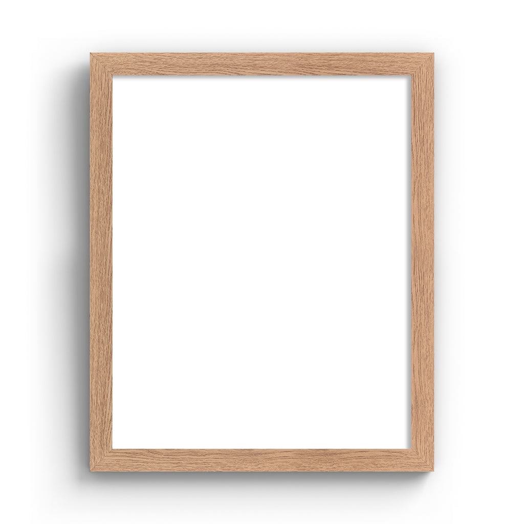 Image of a 5x4 oak frame.