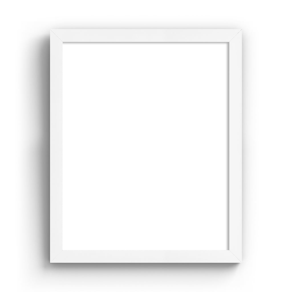 Image of a 5x4 white frame.